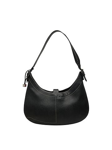 Bally Bally Half Moon Shoulder Bag, One-Shoulder, Black Leather, Women's BALLY (view 1)