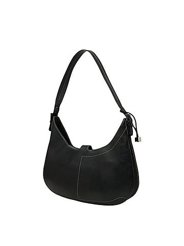 Bally Bally Half Moon Shoulder Bag, One-Shoulder, Black Leather, Women's BALLY (view 2)