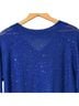 Soft Surroundings Solid Blue Pullover Sweater Size M - photo 8