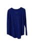 Soft Surroundings Solid Blue Pullover Sweater Size M - photo 7
