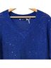 Soft Surroundings Solid Blue Pullover Sweater Size M - photo 4
