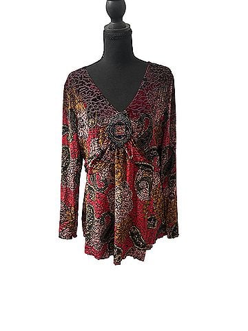Carole Little Long Sleeve Blouse (view 1)