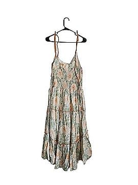 Free People Adriel Tie Strap Tiered Midi Dress Casual Dress (view 2)