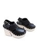 Elena Iachi Black Wedges Size EU 38 - photo 2