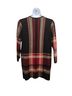 Kasper Plaid Red Black Cardigan Size 1X - photo 2