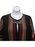 Kasper Plaid Red Black Cardigan Size 1X - photo 5