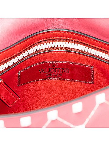 Valentino Medium Lambskin Free Rockstud Spike Satchel (view 2)