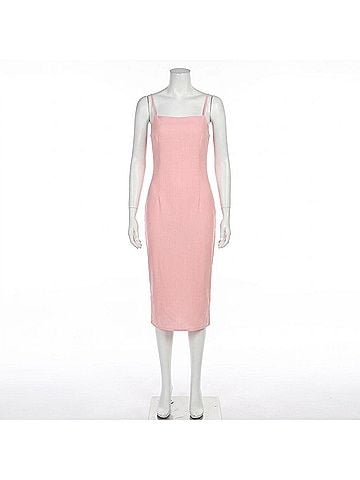 Toby Heart Ginger Midday Midi Dress in Pink (view 1)