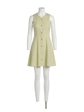 Veronica Beard Steiner Mini Dress in Pistachio (view 1)
