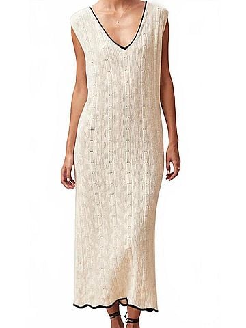 ALOHAS Lia Maxi Dress in White (view 2)