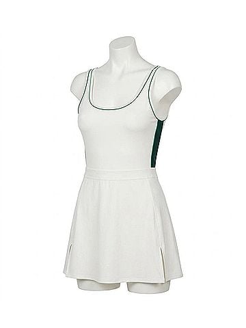 Splits 59 Martina Rigor Color Block Dress in White (view 1)