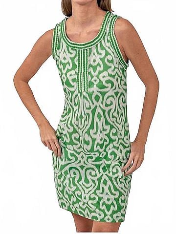 Gretchen Scott Designs Flirt Dress in Kelly (view 2)