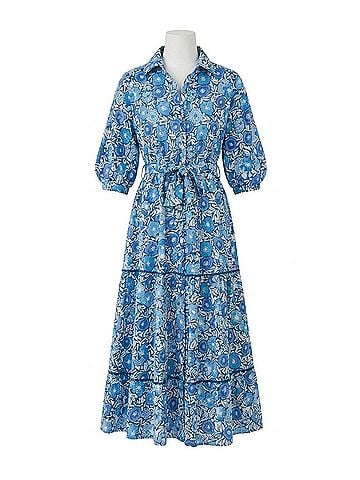Sigrid Olsen Pandora Dress in Poppy Print (view 1)