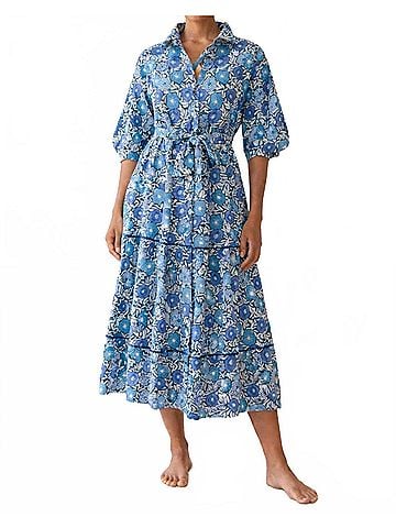 Sigrid Olsen Pandora Dress in Poppy Print (view 2)