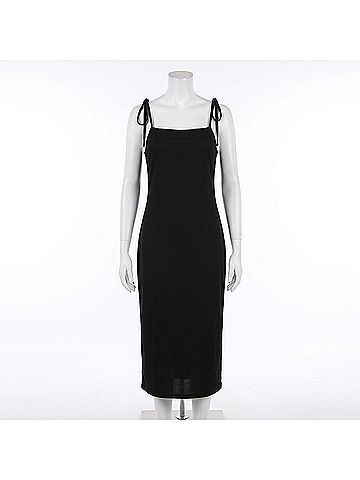 Toby Heart Ginger Midday Midi Dress in Black (view 1)