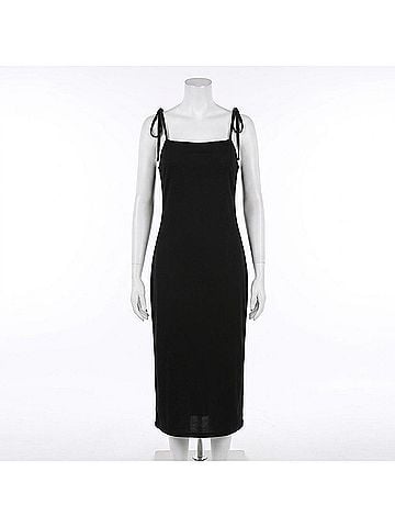 Toby Heart Ginger Midday Midi Dress in Black (view 1)