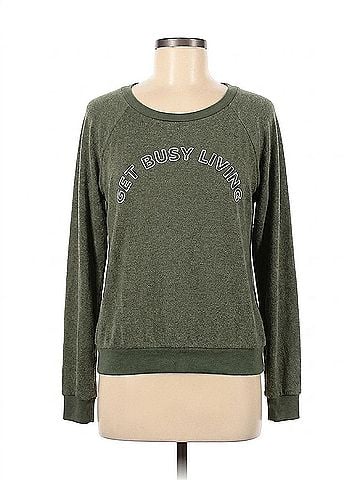 Sol Angeles Get Busy Living Pullover in Olive (view 1)