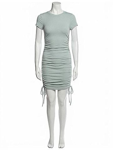 Toby Heart Ginger Indigo Short Sleeve Mini Dress in Green (view 1)