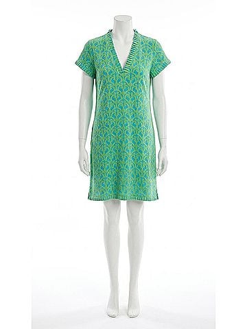 Tabi Women's V-Neckline Dress in Seafoam (view 1)