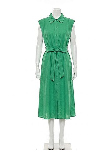 Dolce Cabo Courtney Midi Dress in Green (view 1)