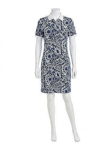 Gretchen Scott Designs Serve It Up Dress in Navy (view 1)