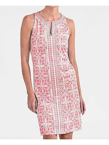 Gretchen Scott Designs Plain Jane Ring Toss Dress in Melon (view 2)