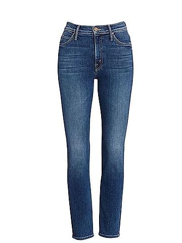 Mother The Mid Rise Dazzler Ankle Jeans (view 2)