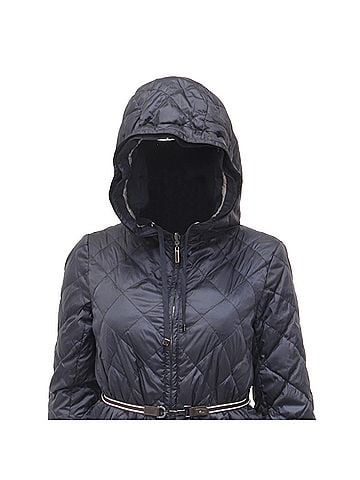 Max Mara Max Mara Quilted Puffer Jacket in Black Polyester (view 2)