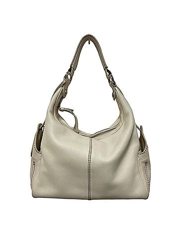 Tod's TOD'S Leather Hobo One-Shoulder Bag, White, for Women (view 1)