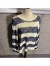 Tabitha Stripes Multi Color Casual Sweaters Size L - photo 3