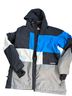 Quiksilver Black Blue Gray White Jacket Size M - photo 1