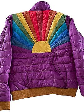 Aviator Nation Sunburst Puffer Jacket Jacket (view 1)