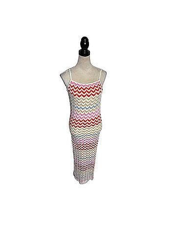 Rachel Zoe Chevron Crochet Knit Maxi Dress Casual Dress (view 1)