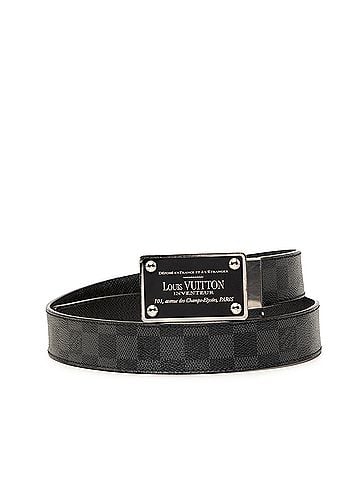 Louis Vuitton Damier Graphite Inventeur Reversible Belt (view 1)