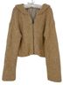 Free People 2020 NWOT FP Heaven Sent Fuzzy Teddy Bear Cropped Hoodie Y2K Boho Chic Penny Lane Afghan Coat 70s Jacket - photo 1