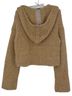 Free People 2020 NWOT FP Heaven Sent Fuzzy Teddy Bear Cropped Hoodie Y2K Boho Chic Penny Lane Afghan Coat 70s Jacket - photo 6