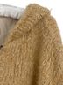 Free People 2020 NWOT FP Heaven Sent Fuzzy Teddy Bear Cropped Hoodie Y2K Boho Chic Penny Lane Afghan Coat 70s Jacket - photo 4