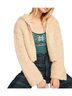 Free People 2020 NWOT FP Heaven Sent Fuzzy Teddy Bear Cropped Hoodie Y2K Boho Chic Penny Lane Afghan Coat 70s Jacket - photo 2