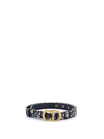 Christian Dior Saddle Belt Oblique Canvas Thin (view 1)
