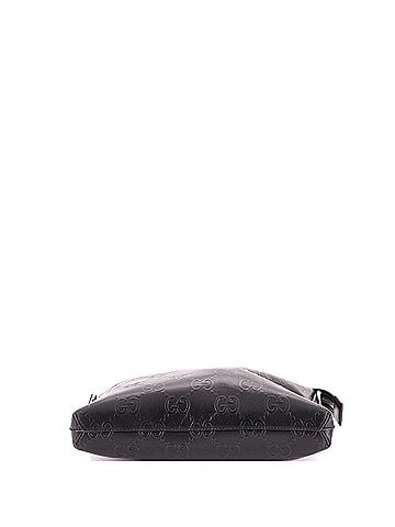 Gucci Convertible Messenger Bag GG Embossed Perforated Leather Medium (view 2)