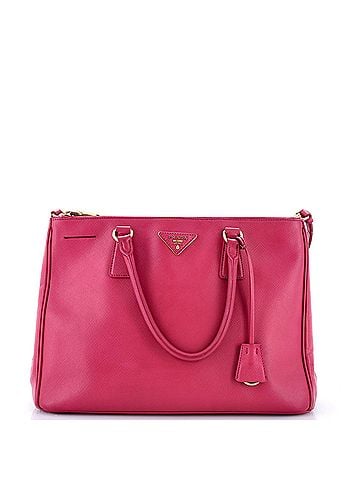 Prada Double Zip Lux Tote Saffiano Leather Medium (view 1)