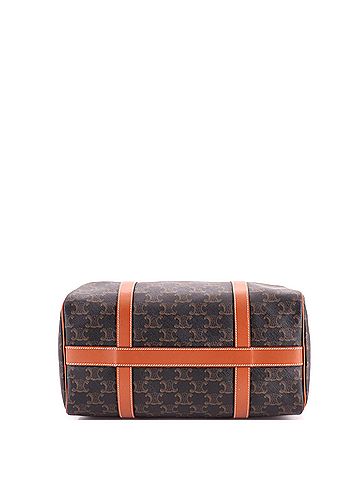 Céline Boston Bag Triomphe Coated Canvas Large (view 2)