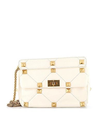 Valentino Garavani Roman Stud Flap Bag Quilted Leather Large (view 1)