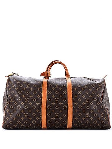 Louis Vuitton Keepall Bandouliere Bag Monogram Canvas 55 (view 1)