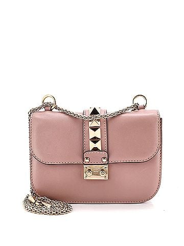 Valentino Garavani Glam Lock Shoulder Bag Leather Small (view 1)