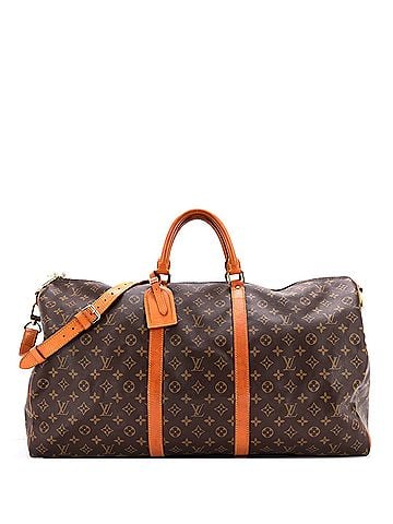 Louis Vuitton Keepall Bandouliere Bag Monogram Canvas 60 (view 1)