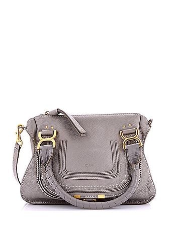 Chloé Marcie Satchel Leather Small (view 1)