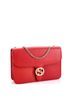 Gucci 100% Leather Red Interlocking Shoulder Bag Leather Medium One size - photo 3