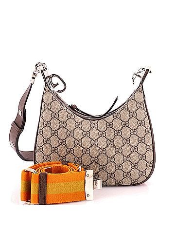 Gucci Attache Shoulder Bag GG Coated Canvas Small (view 1)