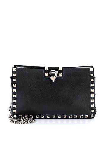 Valentino Garavani Rockstud Flip Lock Chain Crossbody Leather Small (view 1)